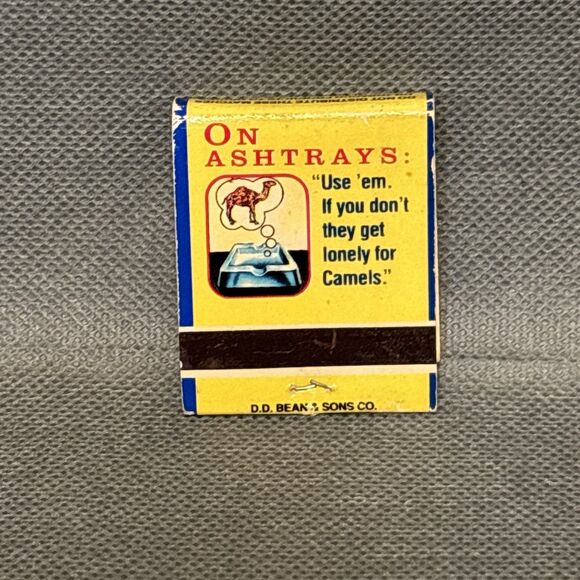 1991 Joe Camel Matchbook Smooth Philosophy RJ RENYNODS Tobacco CAMEL Cigarettes - Picture 2 of 11